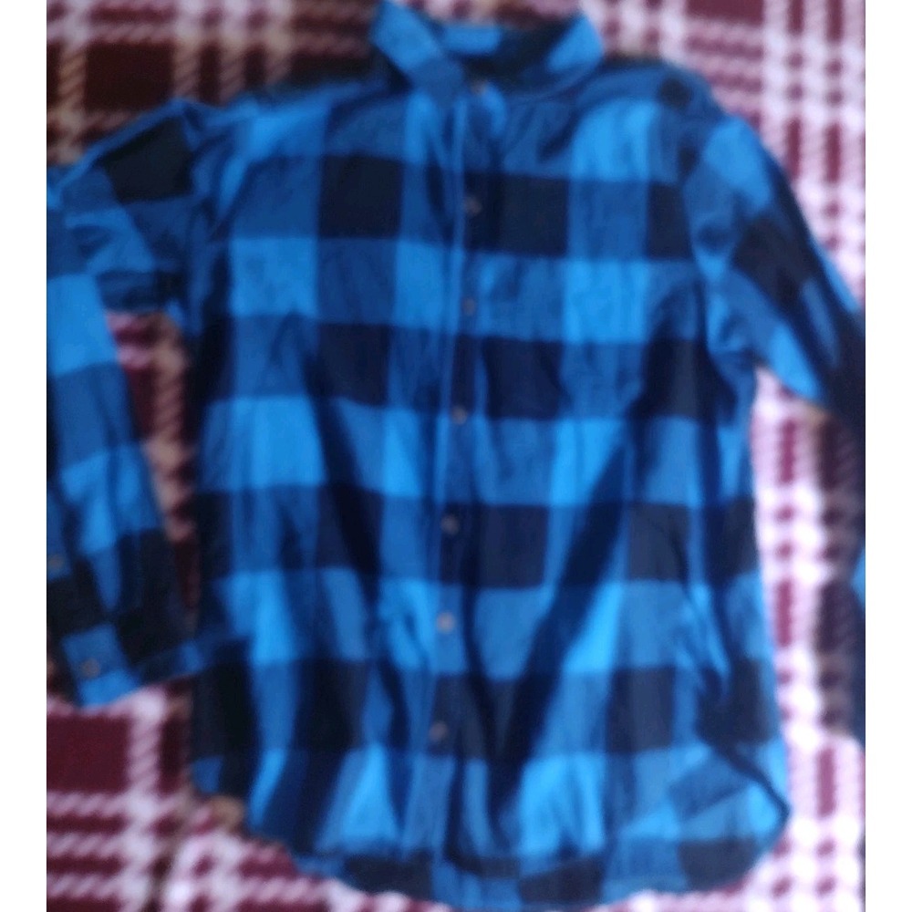 2 Flannels Tommy Hilfiger/Carters Boys Dress‎ Shirt Size 14